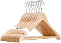 USTECH Wood Like Hanger Bowed Shaped