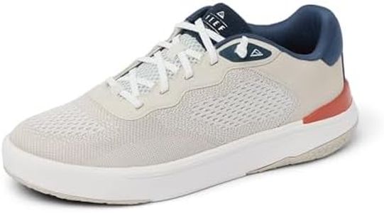 REEF Mens Shoes, Shoreline Del Mar, Tan/White/Navy, 12
