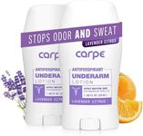 Carpe Underarm Antiperspirant Deodorant Advanced Sweat & Odor Protection Formula - Deodorant for Women & Men - Helps to Combat Excessive Sweating with Odor Control - Lavender Citrus (Pack of 2)