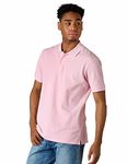 LAPASA Men's 100% Pique Cotton Polo Shirts Short Sleeve Classic Fit Spring/Summer 2024 M19 Pink L