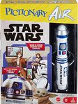 Mattel Games Pictionary Air Star Wars Family Game for Kids & Adults with R2-D2 Light Pen and Themed Picture Clue Cards