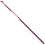 Susan Bates 5-1/2-Inch Silvalume Aluminum Crochet Hook, 4.5mm, Rose