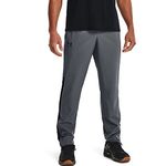 Under Armour Men's Woven Vital Workout Pants , Pitch Gray (012)/Black , Large