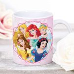 Disney Princess Ceramic Mug, Official Disney Personalised Mug customised Cup, Personalised Disney Princess Mug