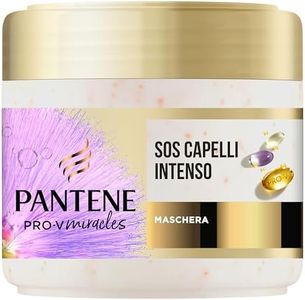 Pantene Morbidi & Setosi Maschera SOS Capelli Intenso con Biotina e Cheratina Ricostituente 300ml. Aiuta a Riparare i Capelli Secchi, Danneggiati, Trattati o Mesciati. Arricchita con 5000 Perle Pro-V