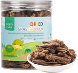 Dylan's cabin Reptile Food Dried Grasshoppers - for Turtles, Bearded Dragon, Hedgehog,Lizard,Birds Chameleon Edible Insects Snack Gift(100G)