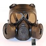 WISEONUS Paintball Mask Tactical Mask Full Face Protection Gear CS game Halloween Cosplay Masks with Double Turbo Fan