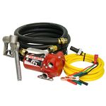 Fill-Rite RD1212NH 12V 12 GPM Portable Fuel Transfer Pump w/Discharge Hose, Manual Nozzle, Power Cable, & Suction Hose