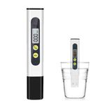 ACUTAS Digital TDS Meter for Water Testing | High Accuracy & Pre-Calibrated PPM Tester with LCD Display | Ideal for RO, Drinking Water, Aquariums, Swimming Pools & Hydroponics - White