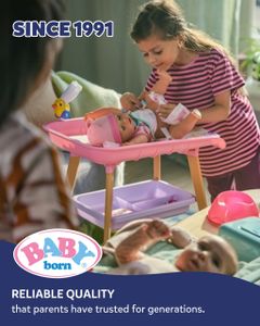 BABY born Emma Doll 43cm – Soft Body Baby Doll for Kids
