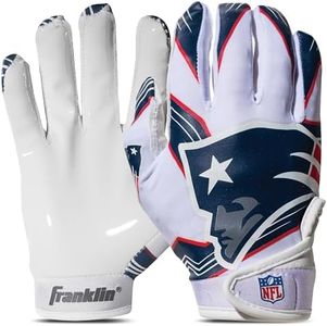 Franklin Sports NFL New England Patriots Youth Football Receiver Gloves - X-Small/Small