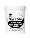 Black and White Pluko Hair Dressing Pomade 200g