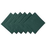 DII Solid Napkin Set Collection, 20x20, Dark Green