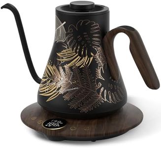 Cocinare FLOW B9 Gooseneck Electric Kettle, Precise Temperature Control for Pour-Over Coffee & Tea Brewing, Stainless Steel Interior, Rapid Heating for Boiling Water 0.9L (Rainforest)