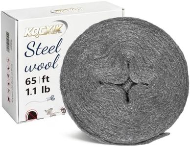 Steel Wool Mice Control, 65FT(1.1LB)#00 Steel Wool, Keep Mouse Away from Holes, Barrier and Gap Filler for Home, Wall, Garden, Kitchen, Pipeline in Garage, Fine