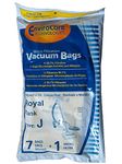 EnviroCare Royal Tank Canister Micro Filtration Type J Bag 7 in Pack + 1 Micro Filter Part 151