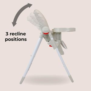 My Babiie Premium Highchair – Oatmeal Beige Baby Feeding Chair