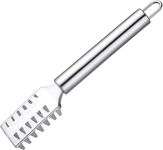 NAPPWE Stainless Steel Fish Scale Scraper Remover Knife Skin Peeler Fish Skin Remover Scale Scraper Tools Sawtooth Fish Cleaning Brush