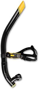 DRUNA Snorkel Delantero Frontal Natación DRUNA para Piscina y Agua Abierta Adulto (Negro)