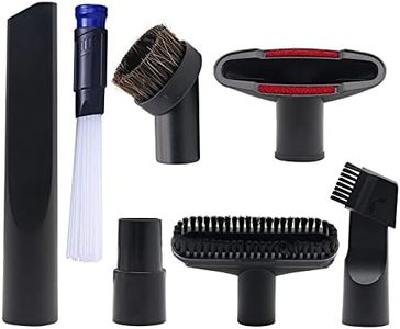 Alrens 1 1/4" Shop Vacuum Attachments Brushes Kit 1-1/4 inch 1-3/8 inch Vacuum Cleaner Accessories, Set of 7