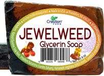 Creation Farm Jewelweed Hand Made Soap (2 Bars) Stop the Itch Herb Instantly removes Poison Ivy, Oak, Sumac Oils from Skin and Clothing, Quickly Soothes Rash