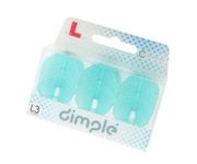 L-style L3d Shape Dimple Champagne Dart Flights - Pearl Emerald