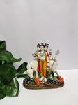 PRATIMA Lord Dattatreya Idol Decorative Dattatreya Marble Showpiece for Gift Dattatreya Statue for Home Décor Dattatreya Marble Murti