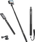 Yantralay MT-58 Invisible Monopod for Insta 360 Camera Compatible with ONEX3/X2, ONE R/ONER RS/Insta Go3/Go2 & All Other Insta & Action Cameras (MT-58 (28-120 Cms))