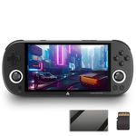 Trimui Smart Pro 5 inch Handheld Game Console Preinstalled Emulator System Black 64GB