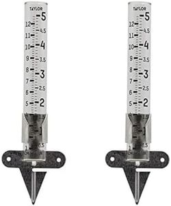 Taylor 2710N2 Rain Gauge, Clear