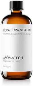 AromaTech Bora Bora Serenity Aroma Essential Oil Blend: Luxury Hotel Inspired Aromatherapy with Tropical Fruit, Frangipani & Coconut for Ultrasonic Diffusers & Nebulizers (500 mL)
