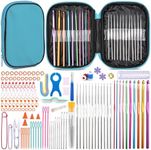 Qzma 137Pcs Crochet Hooks Set for B