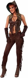 Bristol Novelty Forum Novelties Ac589 Elf Hunter médiéval Dress (UK 10–14)