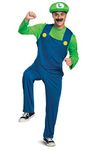 Disguise Luigi Classic Costumes, Green, X-Large