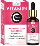 Ozoneveda Whitening Glow Vitamin C 20% Glutathione Face Serum With Hyaluronic Acid | Best Fairness Serum For Glowing, Brighten And Even Toned Skin | For Men And Women | 30 Ml