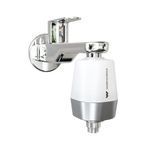 WaterScience CLEO Hard Water Softener for Tap and Shower|Shower Filter for Bathroom|Hard Water Filter for Tap|for Borewell/Tanker Water - CLEO-SFU-717