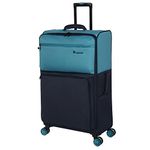 it luggage Duo-Tone 31" Softside Checked 8 Wheel Spinner, Capri Breeze/Dress Blues, 31", It Luggage Duo-Tone 31" Softside Checked 8 Wheel Spinner