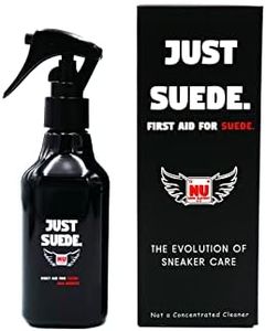 NuLife Kicks Shoe Cleaner & Conditioner for Suede, Nubuck, Leather. Easily Restore Clean and Remove Dirt, Grime, Stains. For Footwear, Shoes, & Trainers, upholstery, purses, & most delicate materials,