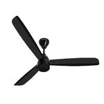 atomberg Renesa Prime 1200mm BLDC Ceiling Fan Compatible with Regulators | Without Remote | BEE 5 star Rated Energy Efficient Ceiling Fan | High Air Delivery with LED Indicator (Gloss Black)