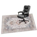 Home Office Chair Mat for Hardwood Floor，48"x60" Desk Chair Mat for Carpet，Anti-Slip Office Chair Mat，Chair Rugs Floor Protectors for Rolling Chair，Computer Chair Mat，Low Pile Carpet Floor Chair Mat