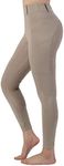 Women Riding Tights Pockets,Women Training Breeches Pants with Silicone Grip, A Khaki, Medium