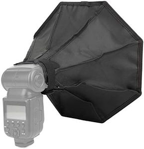 Bindpo Flash Softbox, 30x30cm Folding Speedlight Softbox Diffuser Cover Universal for for Nikon for DSLR Camera