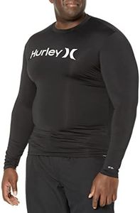 Hurley MAT0000920H010M One & Only Quick Dry Long Sleeve Rashguard Black MD Black M