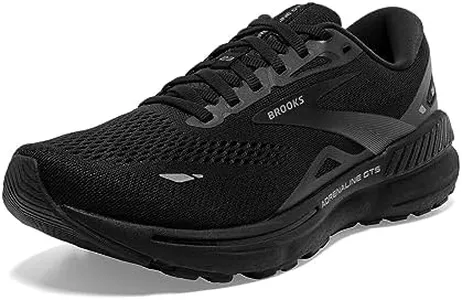 Brooks Women’s Adrenaline GTS 23 Supportive Running Shoe - Black/Black/Ebony - 9 Medium