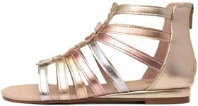 Lilley Imelda Kids Metallic Multi Gladiator Sandal - Size 13 Child UK - Multicolour