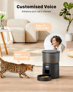 Automatic Cat Feeder 3L – Programmable Timer Pet Food Dispenser