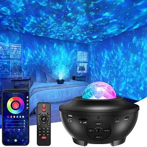 LUCUHM Star Projector – Galaxy Projector for Bedroom – LED Night Light Projector with Bluetooth Speaker, Remote, App Control – Room Decor Gifts for Kids Adults