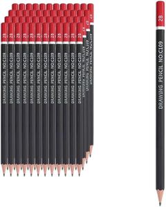 Pencil,Wood-Cased Pencils,Pre-Sharpened,2B Lead,48 Count,Gift box packagin