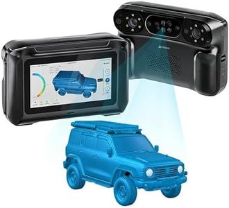 Creality Sermoon P1 3D Scanner, Handheld 22+7+1 Blue Laser&Infrared Wireless 3D Scanner with 6"Touch Screen, Supports Standalone&PC Modes, 0.02mm/m Accuracy for Modified Vehicles, Reverse Engineering
