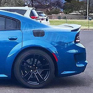 Xinghe for Dodge Charger 2015-2023 Fuel Door Gas Cap Vinyl Decal Sticker Matte Black